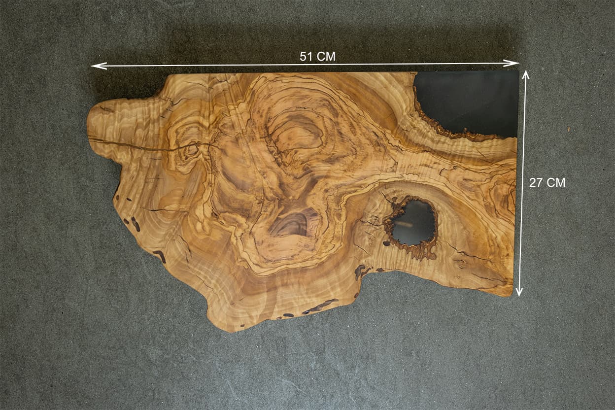 Waschtischplatte aus Olivenholz